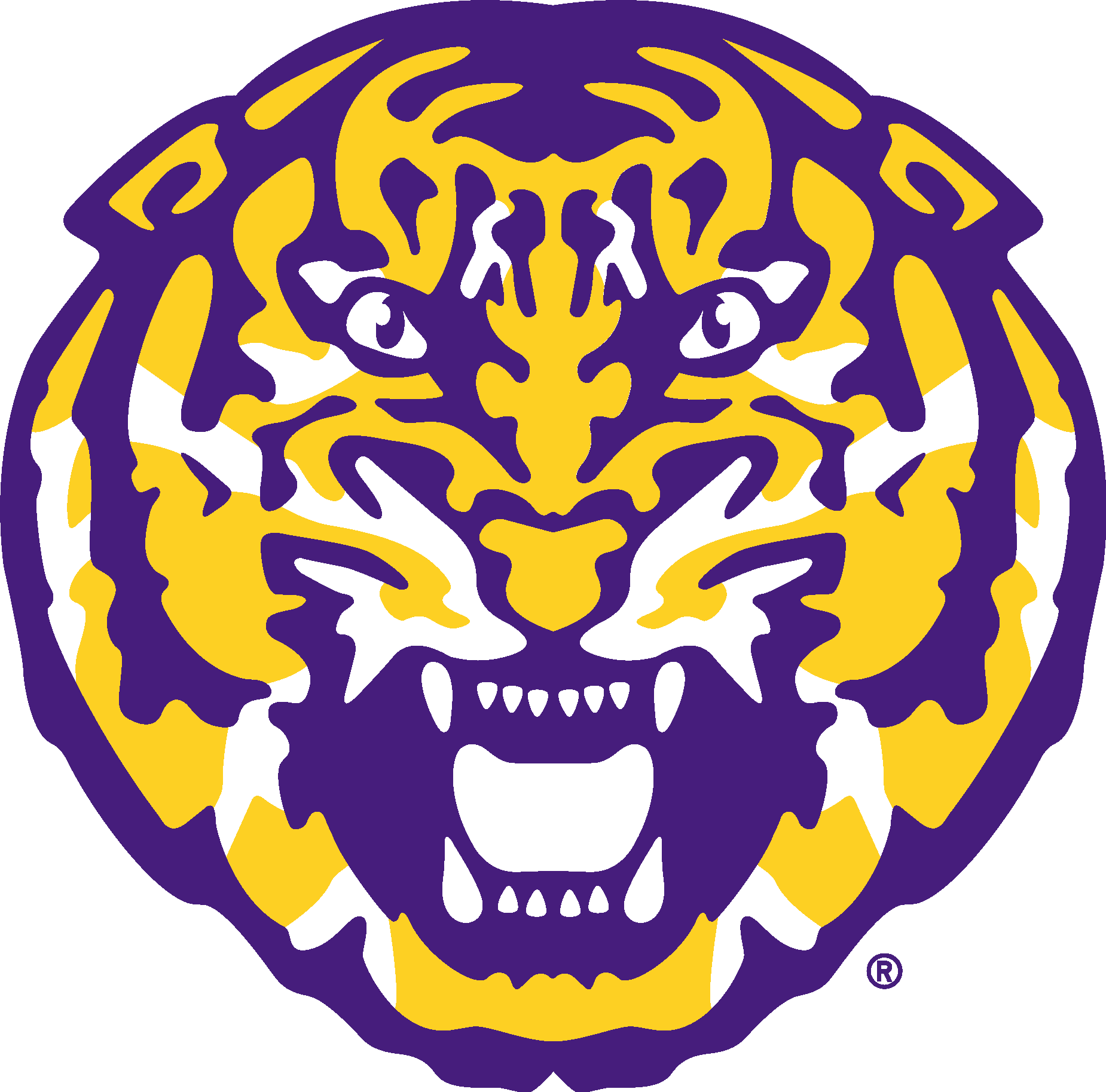LSU Tigers Simple Logo Vector Logo